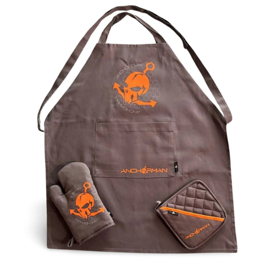 Grillset Grau