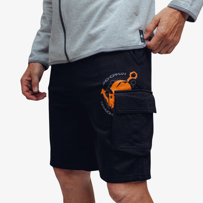 Fleece Bermuda VIENTO schwarz