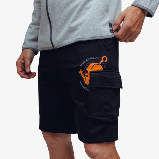Fleece Bermuda VIENTO schwarz